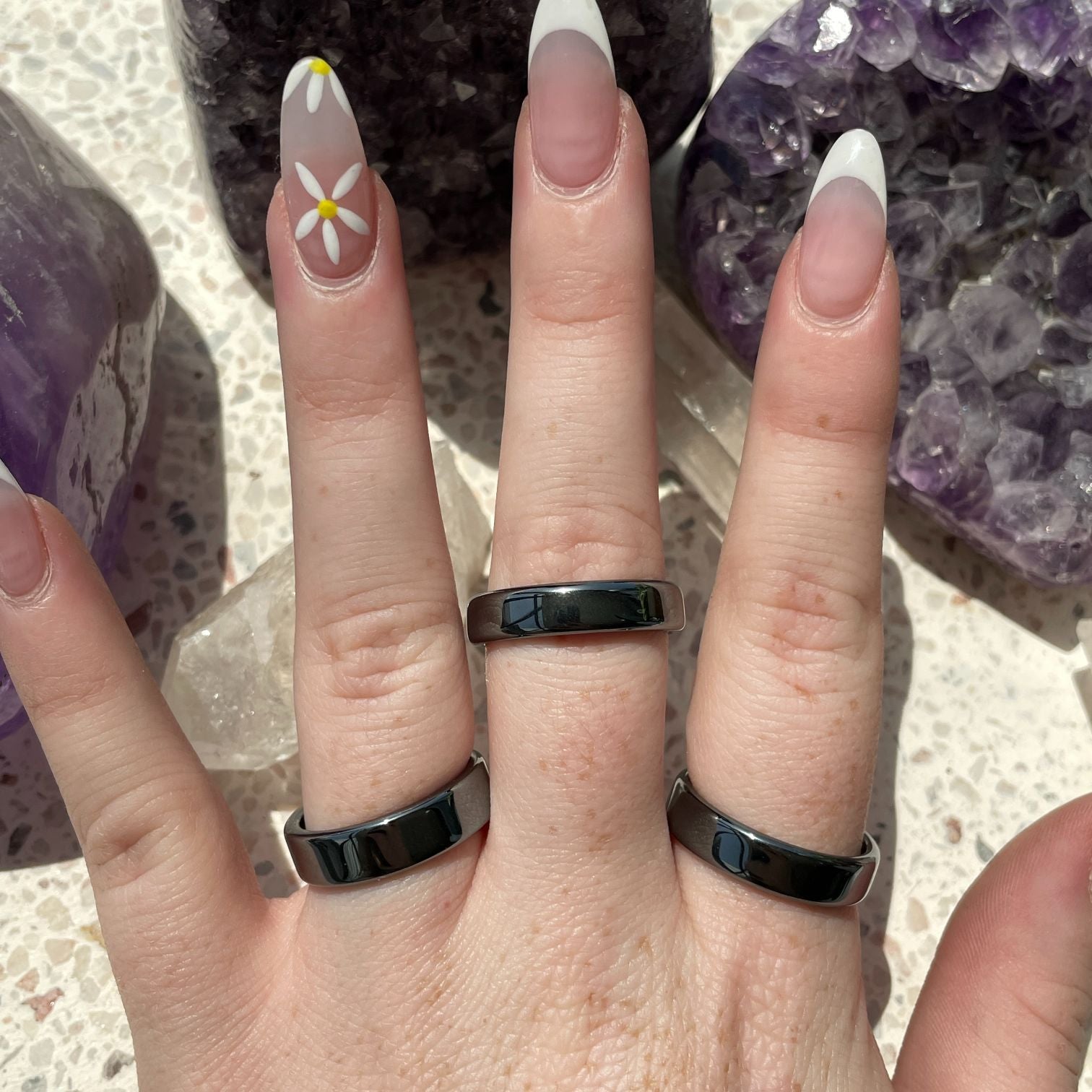 Hematite Ring - 5mm Hematite Ring - 5mm